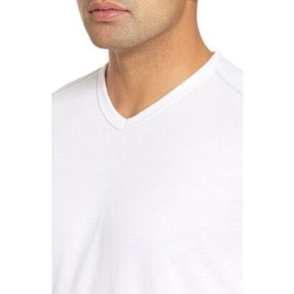 ✨Tommy Bahama Tropicool Paradise V-Neck Sz XL White T-Shirt✨ - Picture 4 of 9